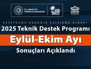 2025 Yılı Teknik Destek Programı 5. Dönem Sonuçları Galeri