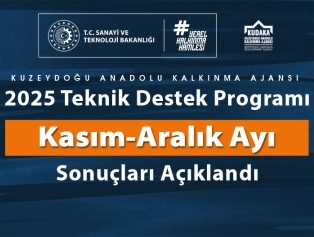 2025 Yılı Teknik Destek Programı 6. Dönem Sonuçları Galeri